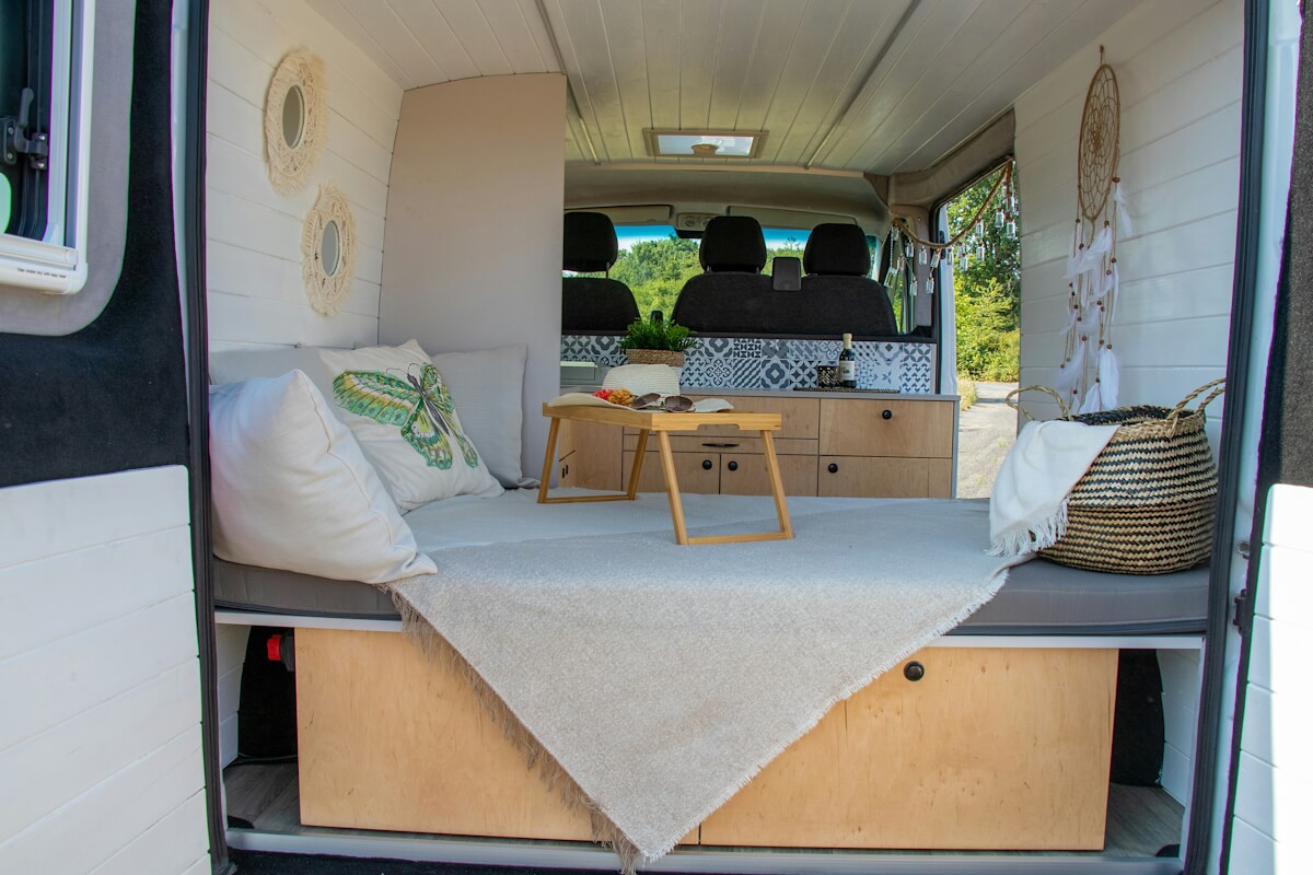 Campervan Bett im Heck